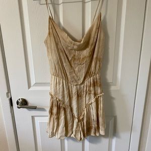 Tie dye mini romper